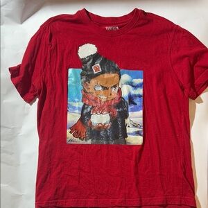 The Boondocks Riley Freeman w/ Snowball Red Graphic T-Shirt